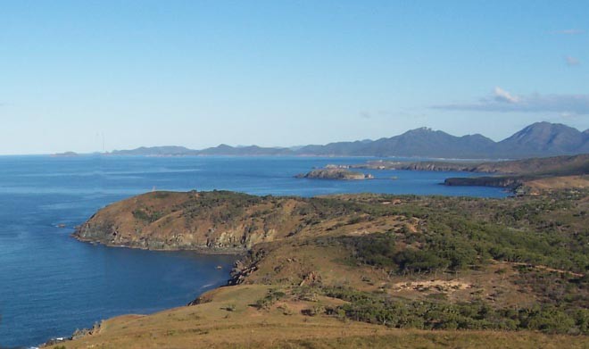 Townsend Island where the sailor traveled in his dinghy - the yacht also ended its days there ©  SW